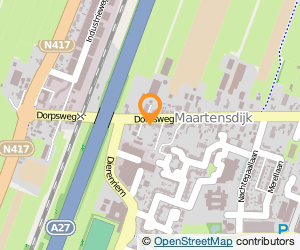 Bekijk kaart van Schildersbedrijf D. Jonkers  in Maartensdijk