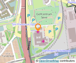 Bekijk kaart van Stichting Sint Franciscus Gasthuis in Rotterdam