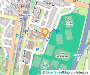 Bekijk kaart van Regionaal Opleidingen Centrum Drenthe College in Meppel