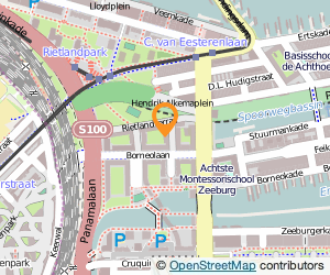 Bekijk kaart van De Praktijk, nat.wetenschapp. onderwijs B.V. in Amsterdam