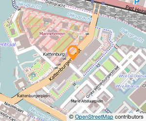 Bekijk kaart van Vereniging Nieuw Kattenburg  in Amsterdam