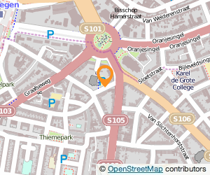 Bekijk kaart van Rechtswinkel in Nijmegen