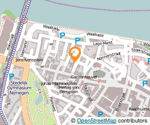 Bekijk kaart van Gezondheidscentrum 't Weeshuis  in Nijmegen