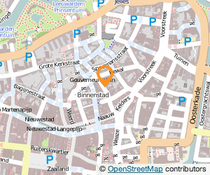 Bekijk kaart van Internet/Koffiehuis Utoop  in Leeuwarden