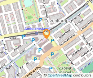 Bekijk kaart van Tropisch huis Zevenkamp  in Rotterdam
