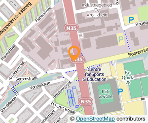 Bekijk kaart van Autowasstraat Nuri B.V.  in Zwolle