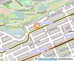 Bekijk kaart van Tandarts van der Linden  in Amsterdam