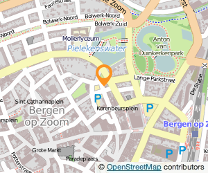 Bekijk kaart van Bakkerij 't Croissantje B.V.  in Bergen op Zoom