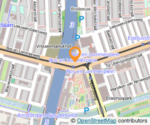 Bekijk kaart van stadsdeel West in Amsterdam