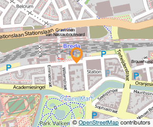 Bekijk kaart van Psychiatrische Expertise Landvreugd in Breda