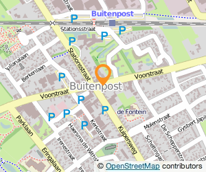 Bekijk kaart van Modista  in Buitenpost