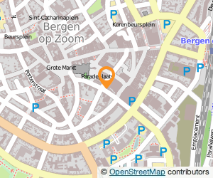 Bekijk kaart van Kledingreparatie De Parade  in Bergen op Zoom