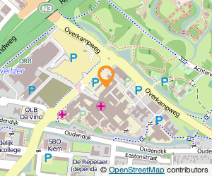 Bekijk kaart van Zorghotel  in Dordrecht