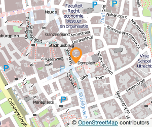 Bekijk kaart van Brasserie Domplein  in Utrecht