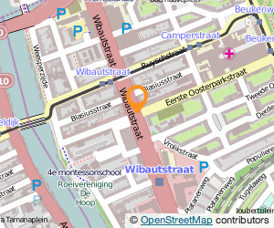 Bekijk kaart van Amsterdamse Med. Speciaalzaak Firma A. Vos & Zoons in Amsterdam