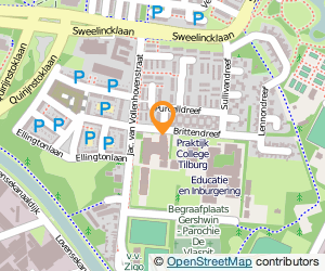 Bekijk kaart van 2College Cobbenhagenlyceum  in Tilburg