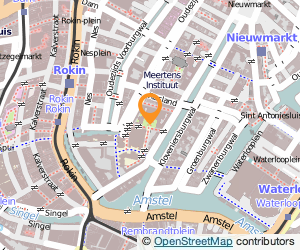 Bekijk kaart van Boekhandel Roggen  in Amsterdam