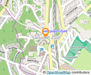 Bekijk kaart van Huisartsenpraktijk in Santpoort-Zuid