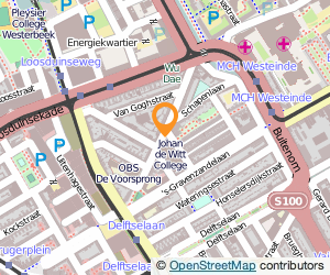 Bekijk kaart van Varias College (Johan de Witt Scholengroep) in Den Haag