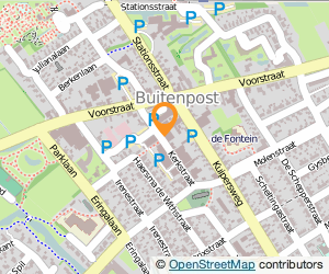 Bekijk kaart van bij b. ijlstra boekenmarkt en meer in Buitenpost