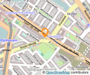 Bekijk kaart van Logopediepraktijk Afrikaanderwijk-Katendrecht in Rotterdam