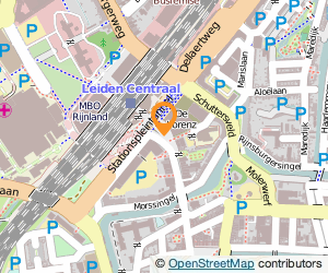 Bekijk kaart van NS Stations Retailbdr. B.V. / Starbucks (station in Leiden