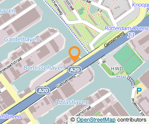 Bekijk kaart van De Banden Express B.V.  in Rotterdam