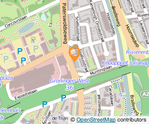 Bekijk kaart van Diergeneeskundig Centrum Paterswoldseweg in Groningen