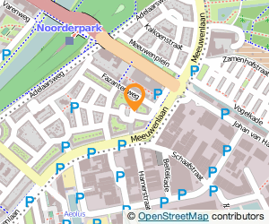 Bekijk kaart van Gezondheidscentrum in Amsterdam