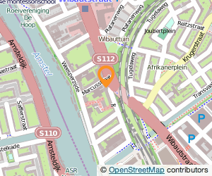 Bekijk kaart van Projectbureau Wibaut aan de Amstel in Amsterdam