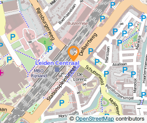 Bekijk kaart van Pensioen en Uitkeringsraad  in Leiden
