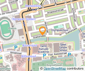 Bekijk kaart van Oudervereniging Openbare Basisschool Olympia in Amsterdam