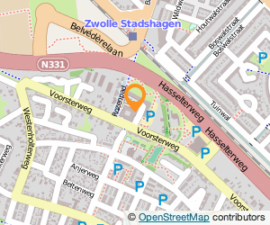 Bekijk kaart van Driezorgwoningen Westenhage  in Zwolle