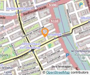 Bekijk kaart van Mina Valencia sportmassage's  in Amsterdam