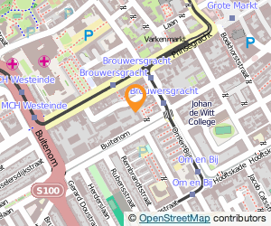 Bekijk kaart van Vereniging Wonen Werken Pander in Den Haag