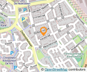 Bekijk kaart van Irenestraat 22  in Barendrecht