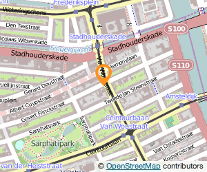 Bekijk kaart van Bakkerij Eethuis Lavina  in Amsterdam