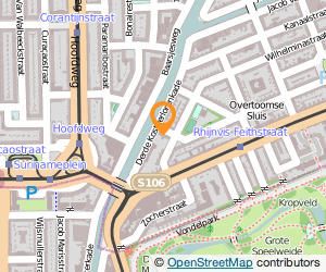 Bekijk kaart van Fietsenmakerij Onderwater  in Amsterdam