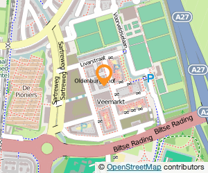 Bekijk kaart van Martine de Ridder  in Utrecht