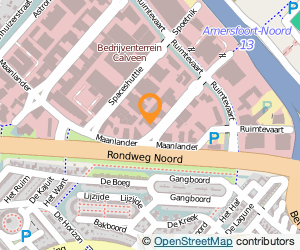 Bekijk kaart van REBO VVE Management B.V.  in Amersfoort