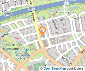 Bekijk kaart van WijZ locatie De Terp  in Zwolle