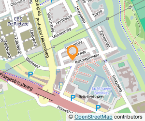 Bekijk kaart van Schildersbedrijf Van den Broek  in Groningen
