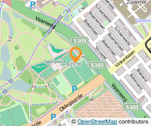 Bekijk kaart van sv BZC/Zuiderpark  in Rotterdam