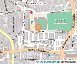 Bekijk kaart van Bar/Café Cambuur in Leeuwarden
