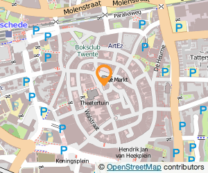 Bekijk kaart van V.O.F. Down Town  in Enschede
