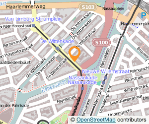 Bekijk kaart van Yen's chinese massagesalon  in Amsterdam