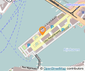 Bekijk kaart van Tandheelkundig Centrum Wilhelminapier in Rotterdam