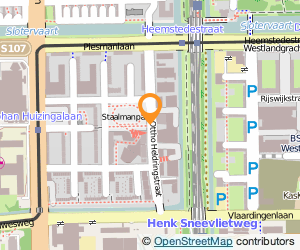Bekijk kaart van JW Health & Fitness Coaching  in Amsterdam