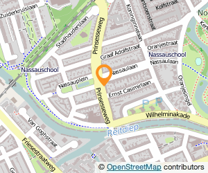 Bekijk kaart van VVE Prinsesseweg 33 en 33a te in Groningen