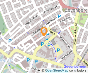 Bekijk kaart van Petit Restaurant en Cafetaria Dircken in Zevenbergen